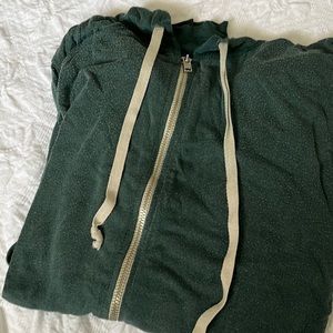 Brandy Melville Soft Zip Up Hoodie
